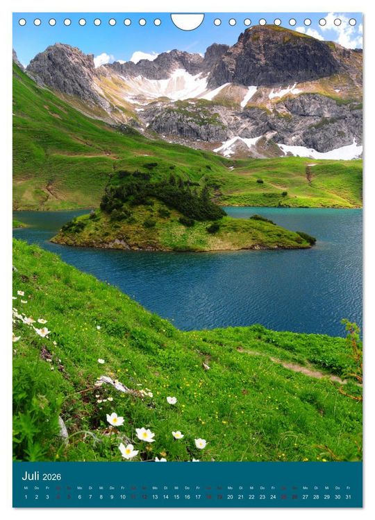 Produktbild: Das Allg&auml;u &ndash; eine Landschaft wie im M&auml;rchen (Wandkalender 2026 DIN A4 hoch), CALVENDO Monatskalender