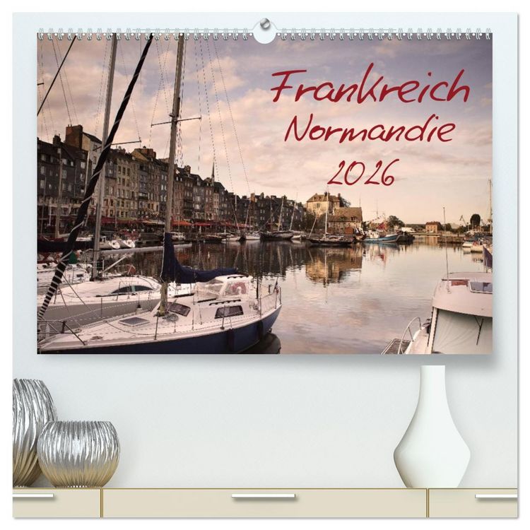 Produktbild: Frankreich Normandie (hochwertiger Premium Wandkalender 2026 DIN A2 quer), Kunstdruck in Hochglanz