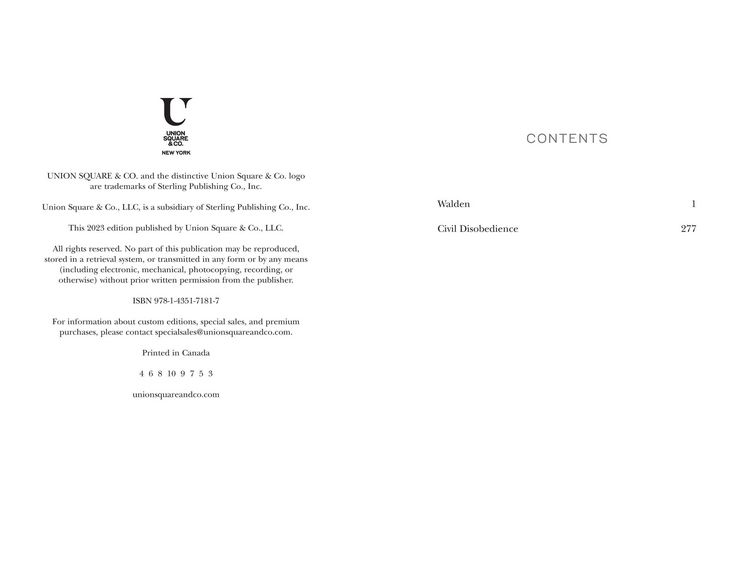 Produktbild: Walden and Civil Disobedience