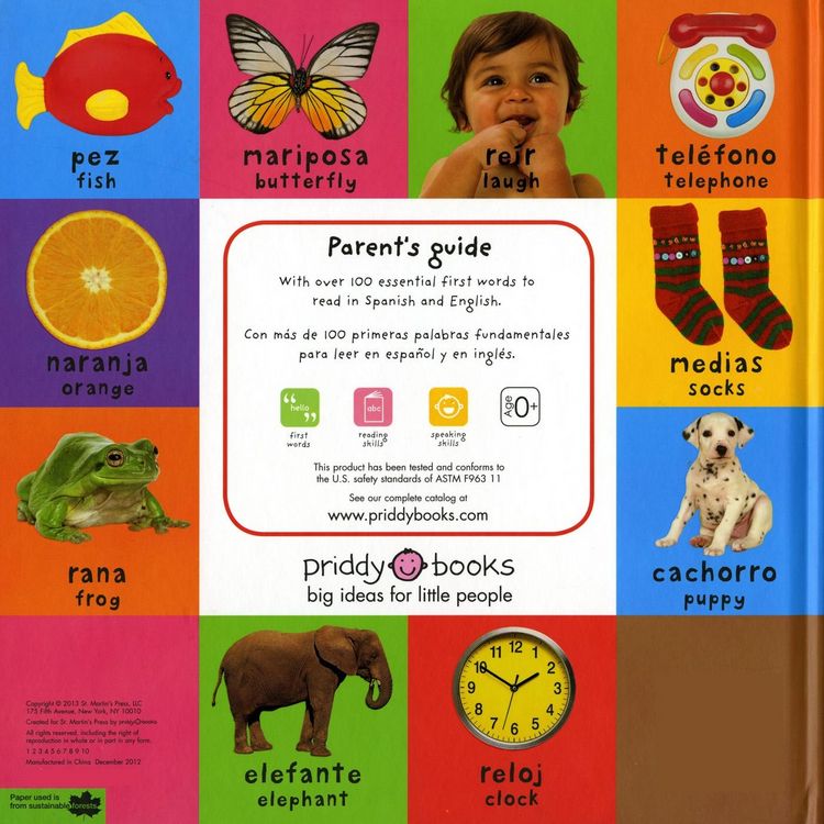 Produktbild: Priddy, R: First 100 Words Bilingual