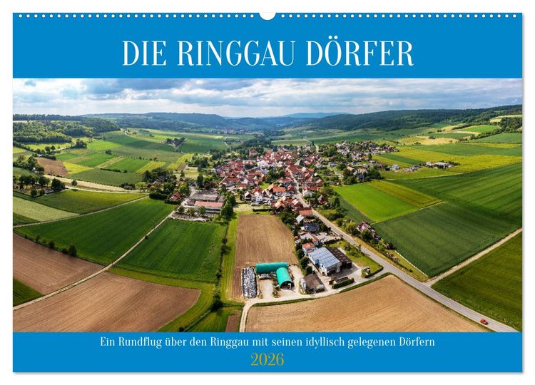 Produktbild: Die Ringgau D&ouml;rfer (Wandkalender 2026 DIN A2 quer), CALVENDO Monatskalender