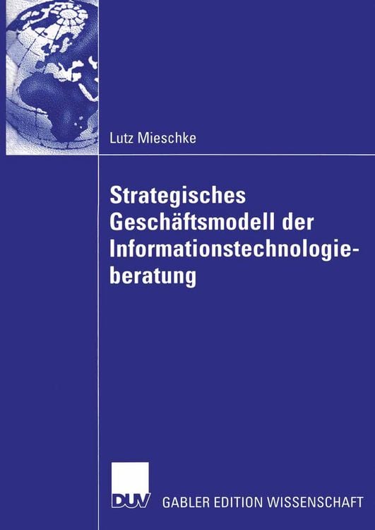 Produktbild: Strategisches Gesch&auml;ftsmodell der Informationstechnologieberatung