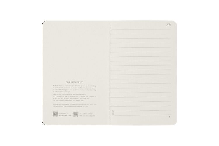 Produktbild: Moleskine Smart Cahier Journal, Pocket, Ruled, Black, Soft Cover (3.5 x 5.5)