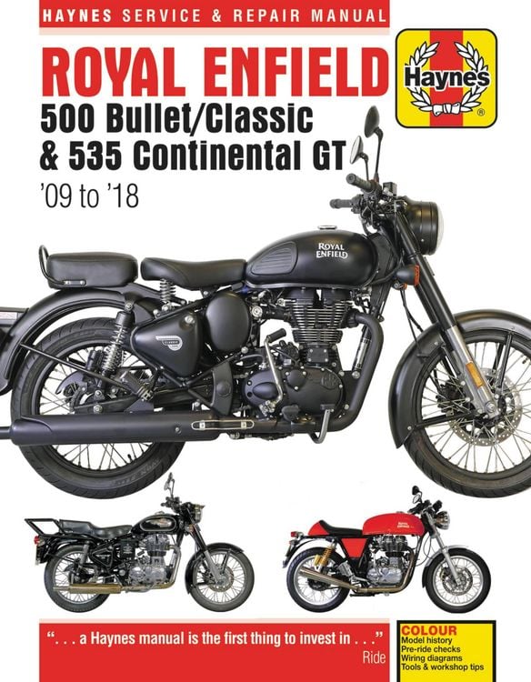 Produktbild: Royal Enfield Bullet and Continental GT Service & Repair Manual (2009 to 2018)