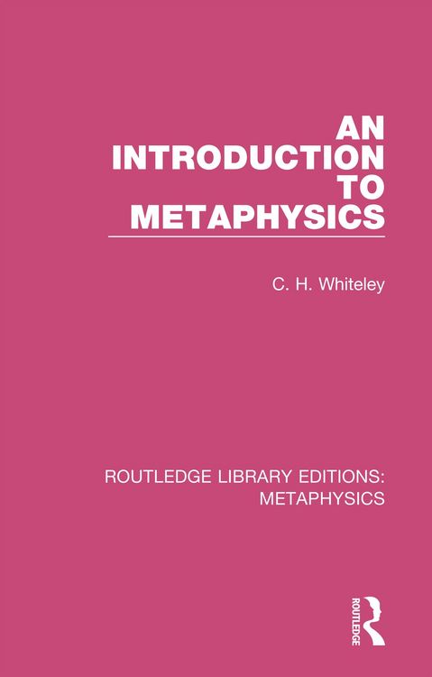 Produktbild: An Introduction to Metaphysics