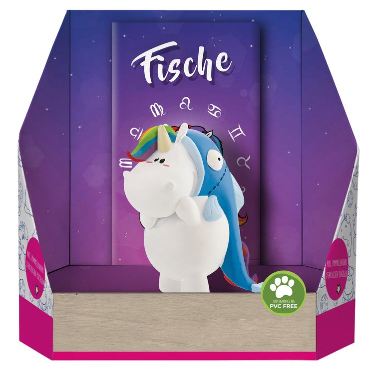 Produktbild: Pummeleinhorn Sammelfigur &ndash; Sternzeichen Fische