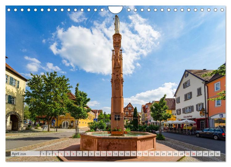 Produktbild: Bad Mergentheim Impressionen (Wandkalender 2026 DIN A4 quer), CALVENDO Monatskalender