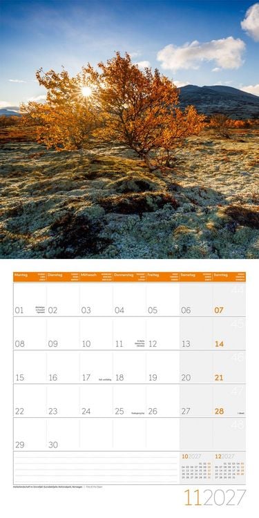 Produktbild: Magie des Lichts Kalender 2027 - 30x30 - Art12
