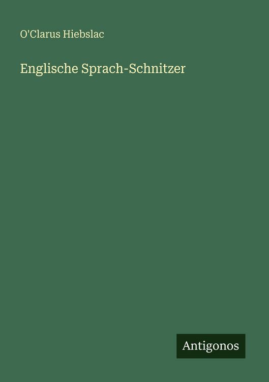 Produktbild: Englische Sprach-Schnitzer
