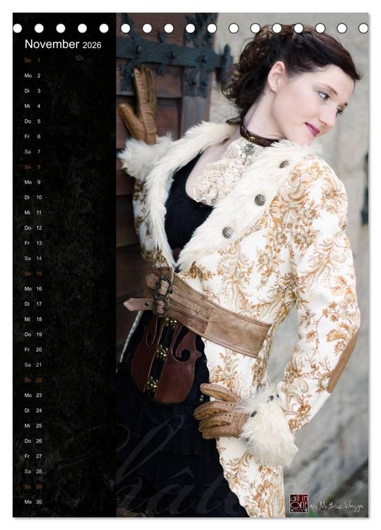 Produktbild: Mode au Chateau (Tischkalender 2026 DIN A5 hoch), CALVENDO Monatskalender