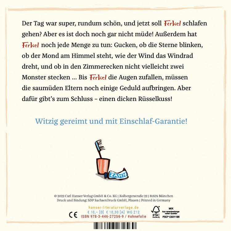 Produktbild: Ab ins Bett, Ferkel!