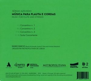 Produktbild: S'rgio Azevedo: Music for Flute and Strings