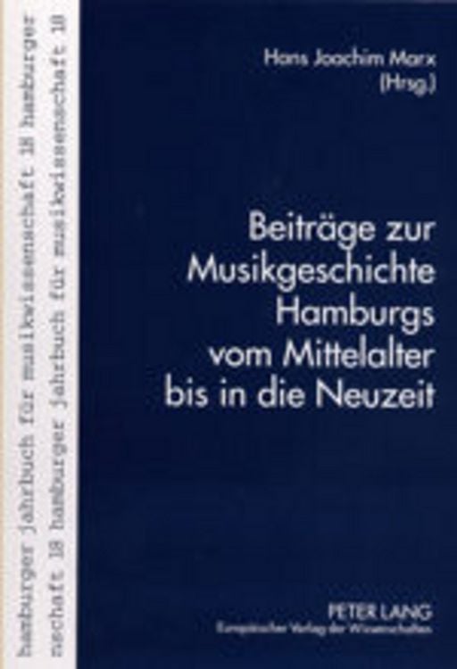 Produktbild: Beitr&auml;ge zur Musikgeschichte Hamburgs vom Mittelalter bis in die Neuzeit