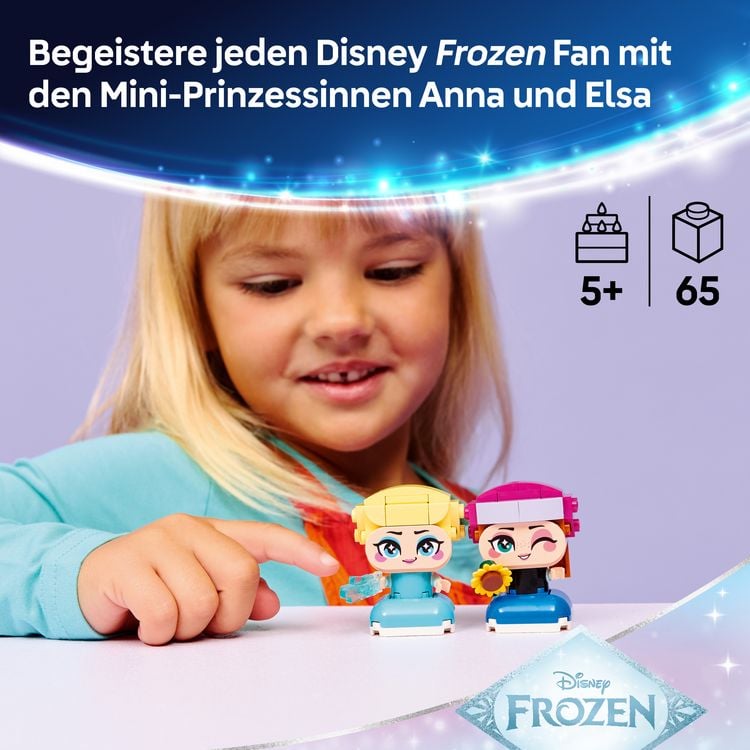 Produktbild: LEGO ǀ Disney Frozen 43284 Die Mini-Prinzessinnen Anna und Elsa, Spiel