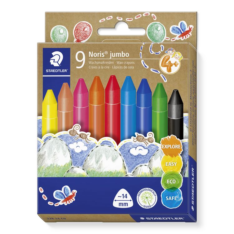 STAEDTLER Fasermaler 20 Stück – Wasserbasierte Tinte, Farblich Sortiert