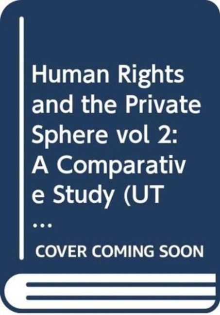 Produktbild: Human Rights and the Private Sphere vol 2