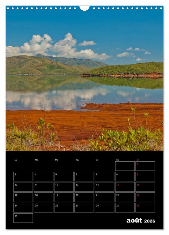 Produktbild: Paysages cal&eacute;doniens (Calendrier mural 2026 DIN A3 horizontal), CALVENDO calendrier mensuel