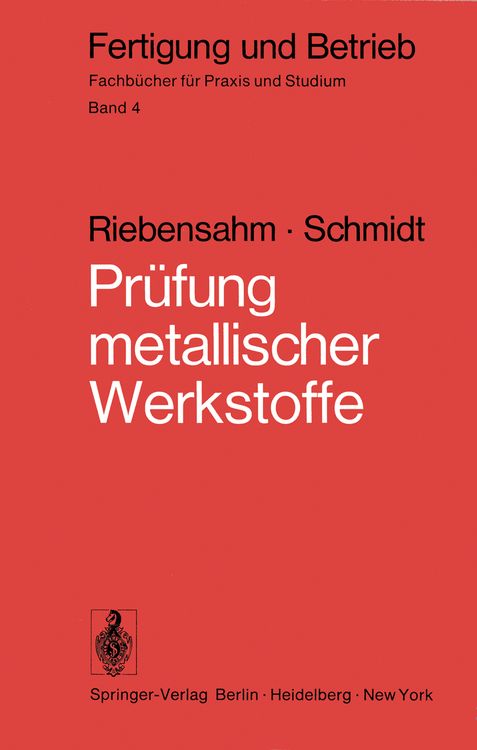 Produktbild: Pr&uuml;fung metallischer Werkstoffe