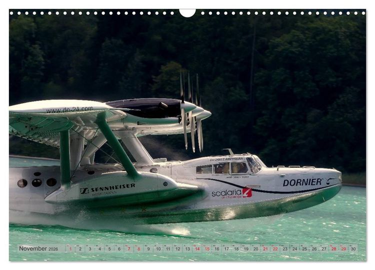 Produktbild: Wasserflugzeuge - Fliegende Exoten (Wandkalender 2026 DIN A3 quer), CALVENDO Monatskalender