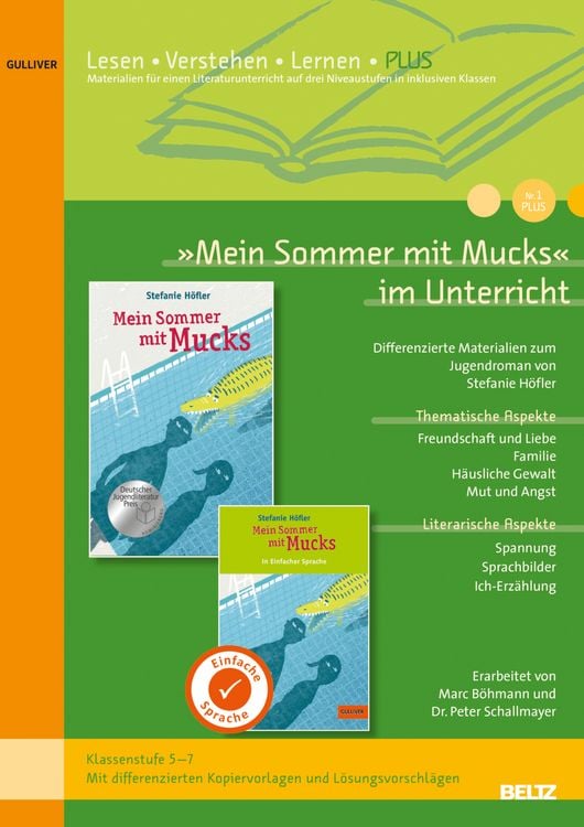 Produktbild: »Mein Sommer mit Mucks« im Unterricht PLUS