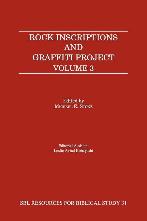 Produktbild: Rock Inscriptions and Graffiti Project, Volume 3