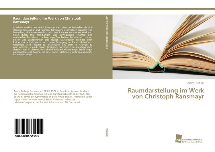 Produktbild: Raumdarstellung im Werk von Christoph Ransmayr