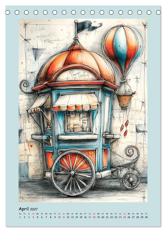 Produktbild: Kleine Wunder. Fantasie zwischen Zeit, Herz und Poesie (Tischkalender 2027 DIN A5 hoch), CALVENDO Monatskalender