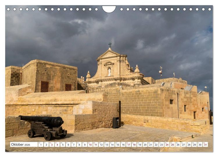 Produktbild: Malta - Gozo und Comino (Wandkalender 2026 DIN A4 quer), CALVENDO Monatskalender