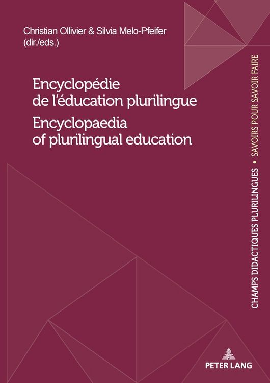 Produktbild: Encyclop&eacute;die de l&rsquo;&eacute;ducation plurilingue / Encyclopaedia of plurilingual education