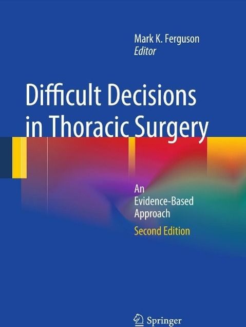 Produktbild: Difficult Decisions in Thoracic Surgery