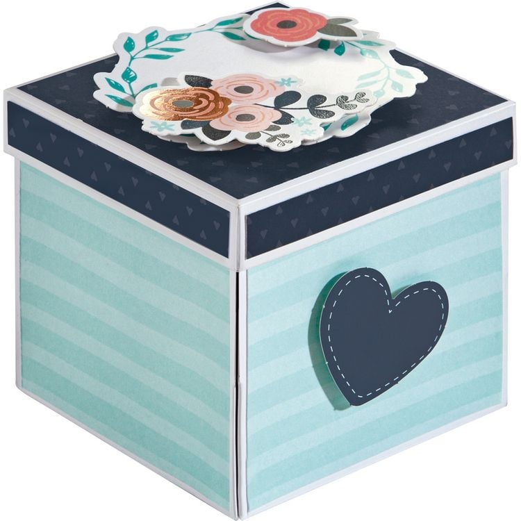 Produktbild: FOLIA&reg; Bastelset Explosionsbox, Romantik