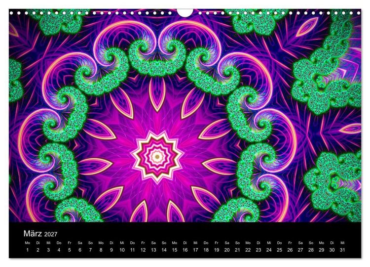 Produktbild: mandala-art (Wandkalender 2027 DIN A3 quer), CALVENDO Monatskalender
