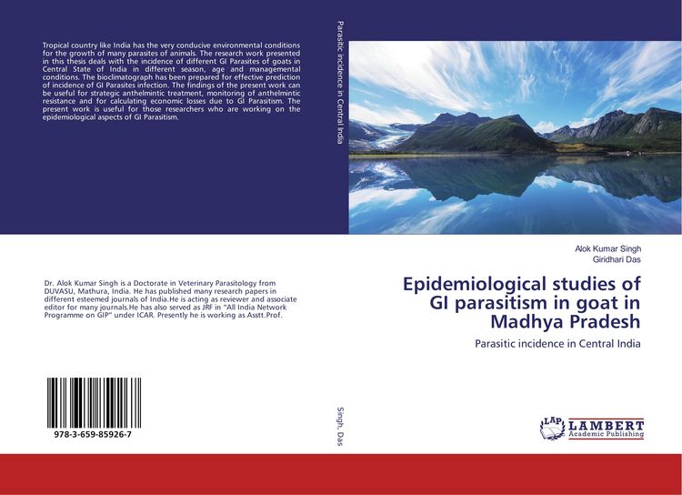 Produktbild: Epidemiological studies of GI parasitism in goat in Madhya Pradesh