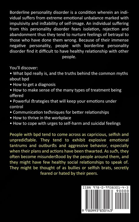 Produktbild: Borderline Personality Disorder