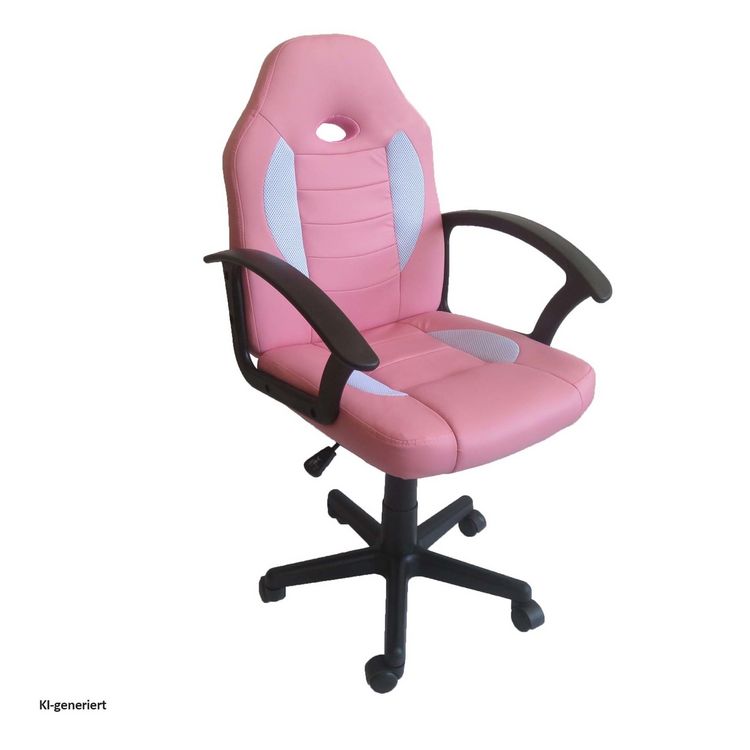 Produktbild: HTI-Living Schreibtischstuhl Junior h&ouml;henverstellbar ergonomischer Drehstuhl Pink
