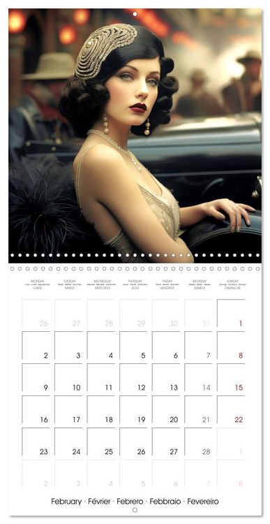 Produktbild: Gr&acirc;ce des ann&eacute;es 30 (Calendrier mural carr&eacute; 2026 30x30 cm) Calendrier double avec une page pour vos prises de notes