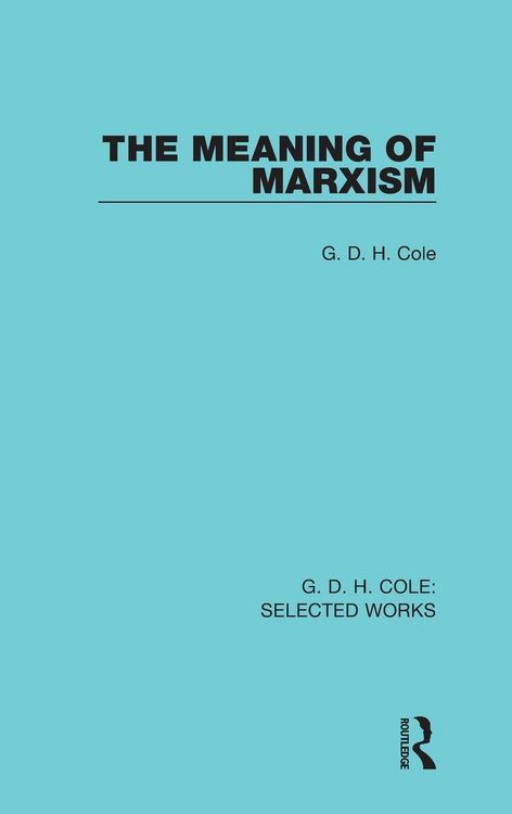 Produktbild: The Meaning of Marxism