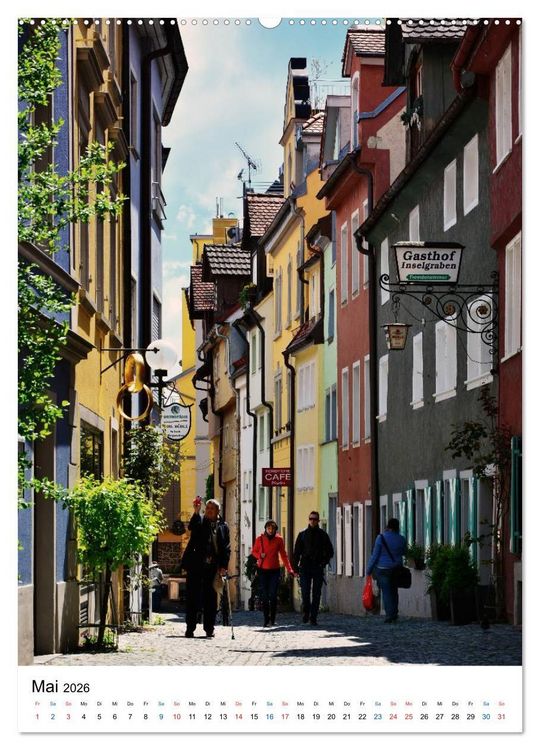Produktbild: Lindau - Inselstadt am Bodensee (hochwertiger Premium Wandkalender 2026 DIN A2 hoch), Kunstdruck in Hochglanz