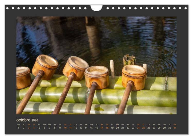 Produktbild: Japon, le pays fascinant et subtil (Calendrier mural 2026 DIN A4 vertical), CALVENDO calendrier mensuel