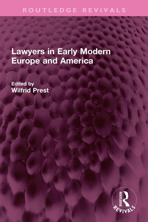 Produktbild: Lawyers in Early Modern Europe and America