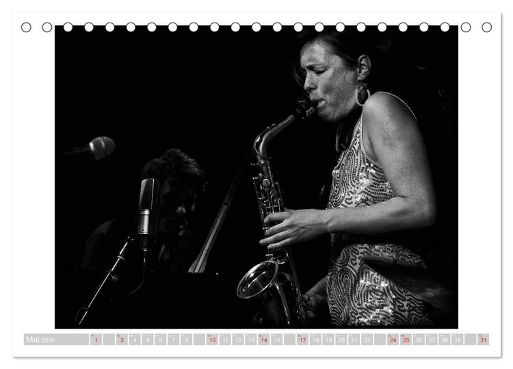 Produktbild: Jazz Ladies in der alten Schmiede (Tischkalender 2026 DIN A5 quer), CALVENDO Monatskalender
