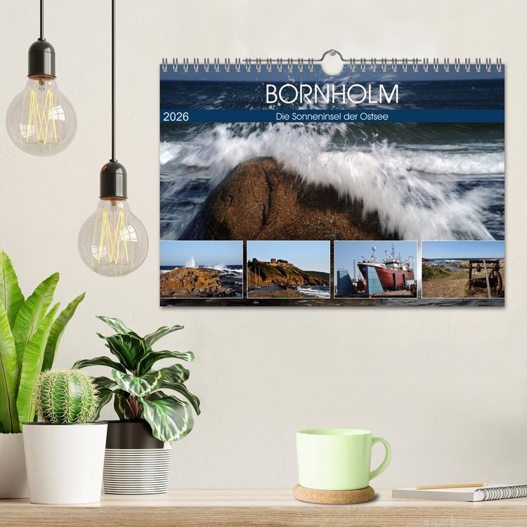 Produktbild: Bornholm - Sonneninsel der Ostsee (Wandkalender 2026 DIN A4 quer), CALVENDO Monatskalender