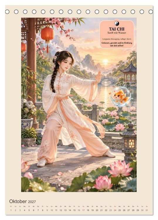 Produktbild: Beliebte Hobbys in China (Tischkalender 2027 DIN A5 hoch), CALVENDO Monatskalender