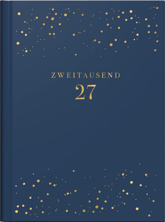 Produktbild: rido/id&eacute; 7013603027 Taschenkalender Premium Young Line Mini 2027 "Starry Night" A6, Kunstleder