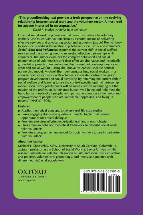 Produktbild: Social Work with Volunteers