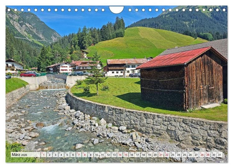 Produktbild: Vom Formarinsee bis Landsberg am Lech - Auf dem Lechradweg (Wandkalender 2026 DIN A4 quer), CALVENDO Monatskalender