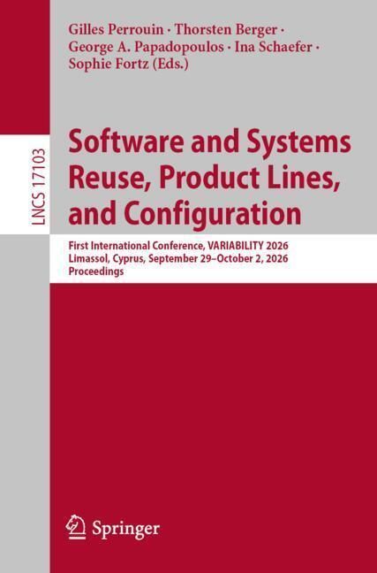 Produktbild: Software and Systems Reuse, Product Lines, and Configuration