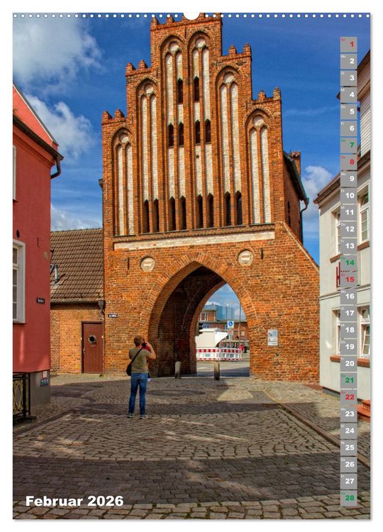 Produktbild: Wismar Stadtansichten (hochwertiger Premium Wandkalender 2026 DIN A2 hoch), Kunstdruck in Hochglanz