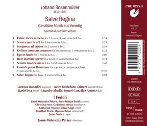 Produktbild: Johann Rosenm&uuml;ller: Salve Regina - Sacred Music fr