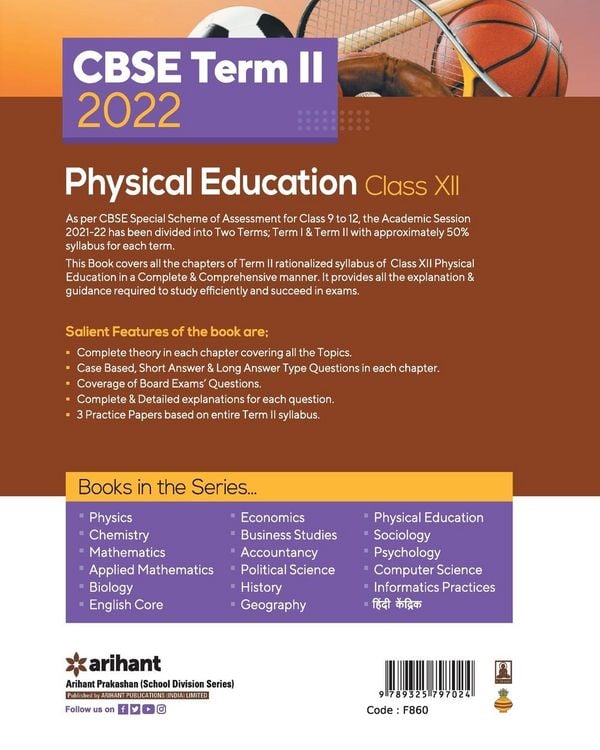 Produktbild: CBSE Term II Physical Education 12th